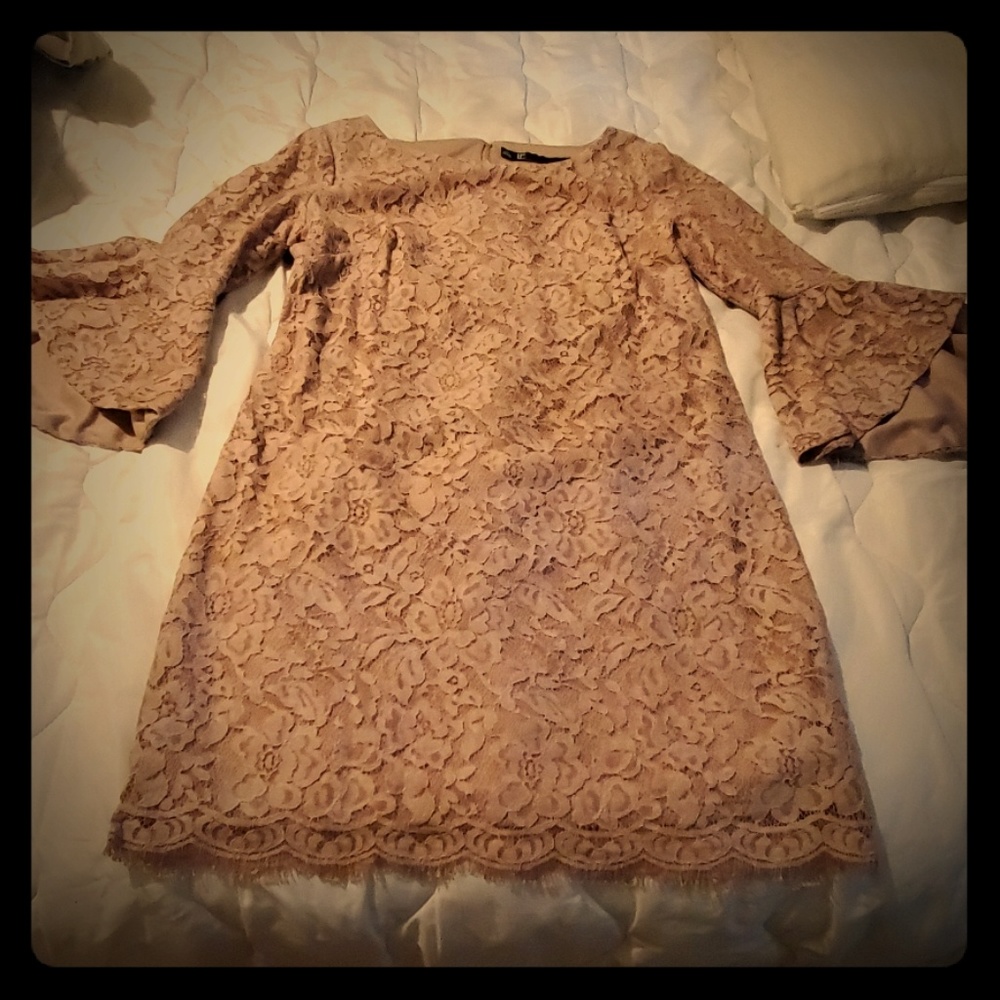 Plush color formal dress